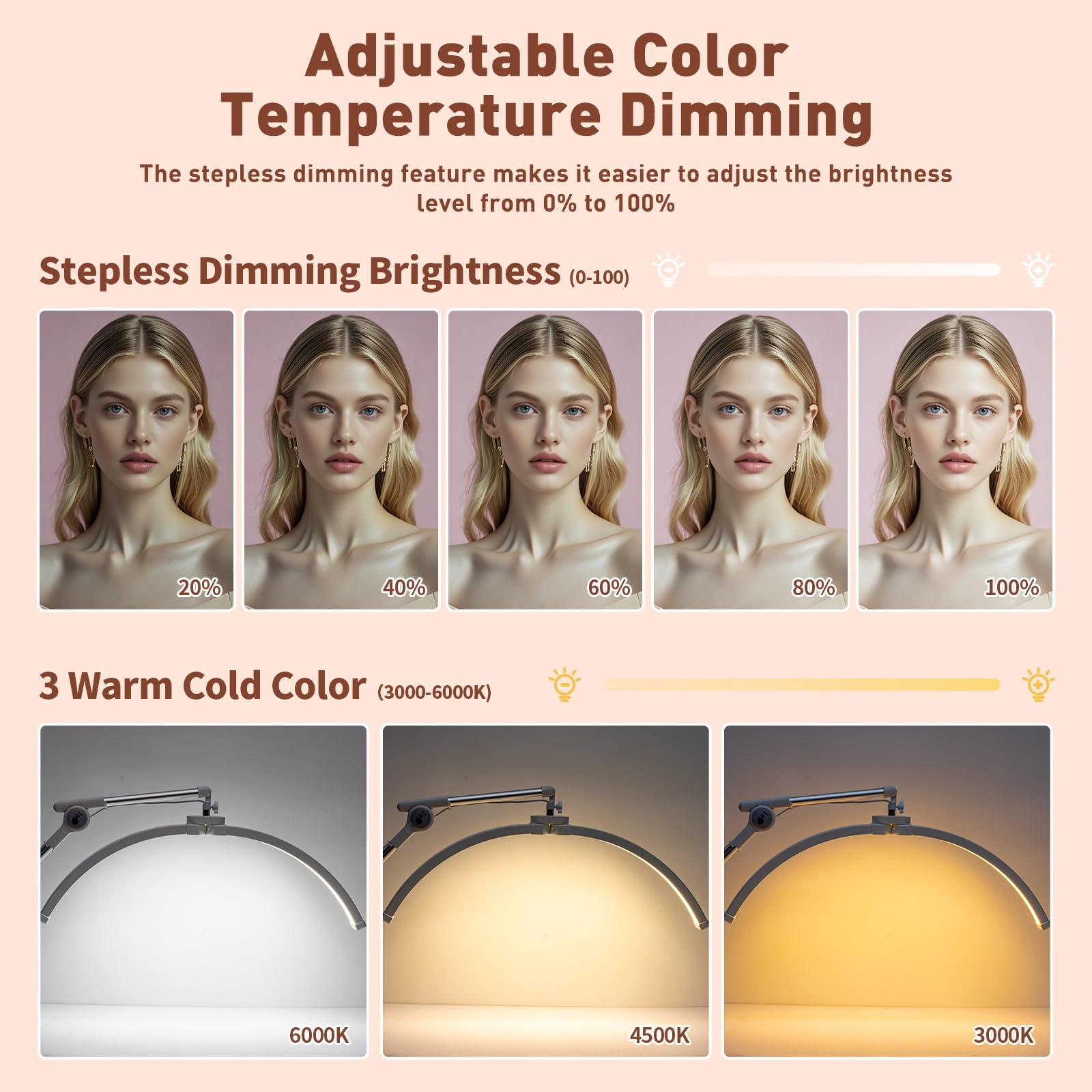 HITTI lash light with 308 LEDs delivers bright, even illumination