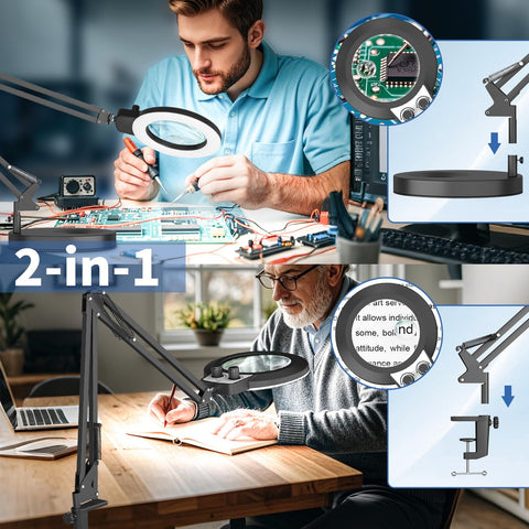 Hittti large nine-inch base provides desk stability during busy tasks
