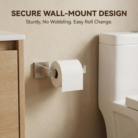 Hiuqixe wall mounted brackets brushed nickel for secure mounting