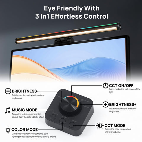 Hive Vibes anti-glare 45-degree beam brightens your desk.