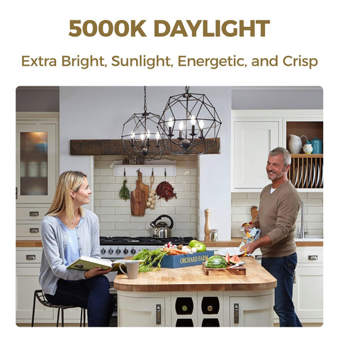 Hizashi 90+ CRI bulbs faithfully render colors in room lighting