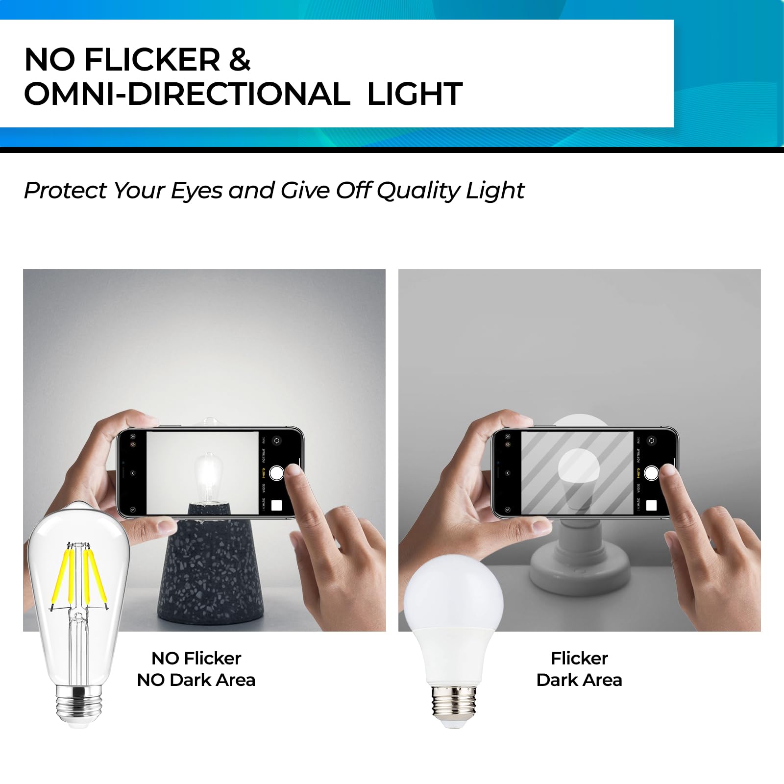 Hizashi bulb with CRI 95+ renders colors vividly for real-life detail