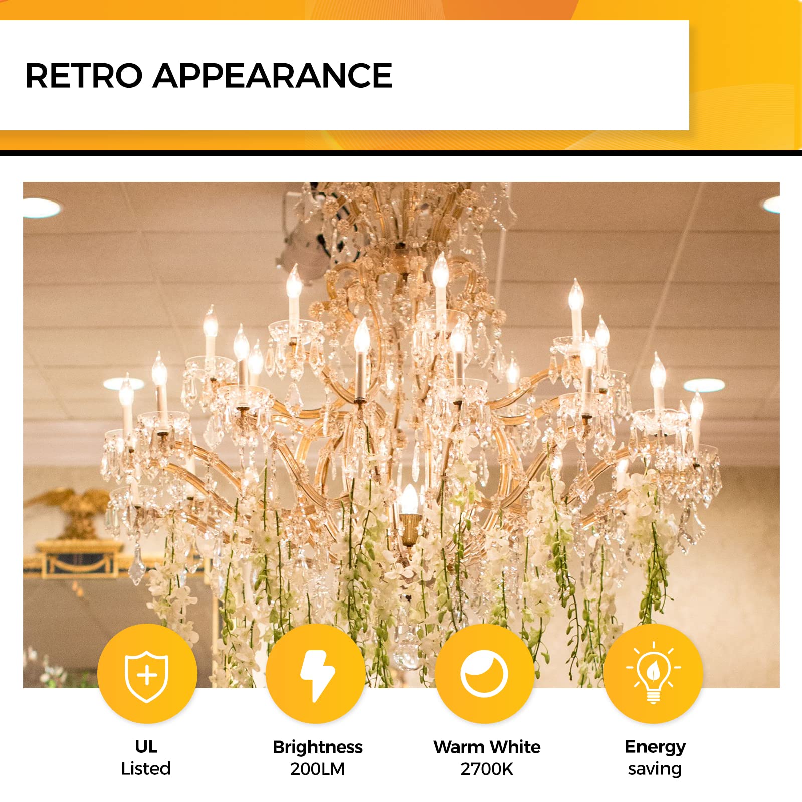 Hizashi long-life LED bulb rated up to 25,000 hours of reliable lighting.