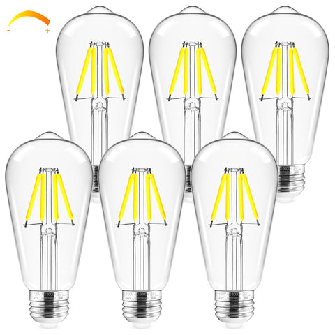 Hizashi vintage Edison bulb with clear glass for timeless ambience