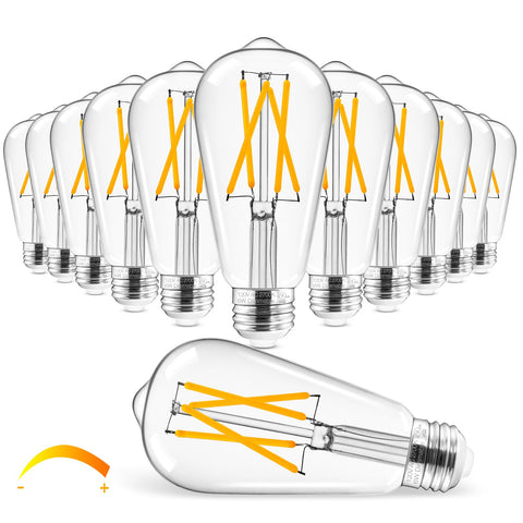 Hizashi vintage LED Edison bulb dimmable for customizable ambiance