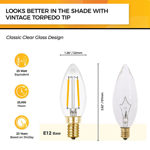 Hizashi warm white 2700K candle bulbs lit in chandelier for cozy ambiance