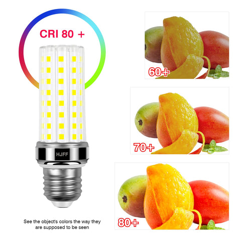 HJFF LED corn bulb non-dimmable design suitable for ceiling fixtures.