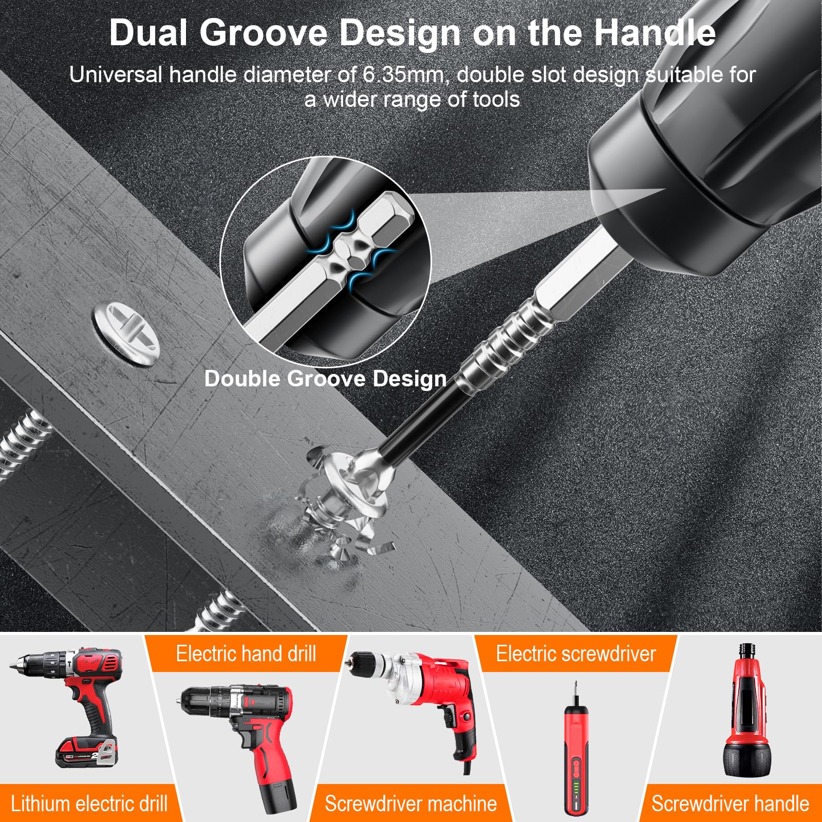 HJKLIUT compatible with cordless drills and drivers for flexible use