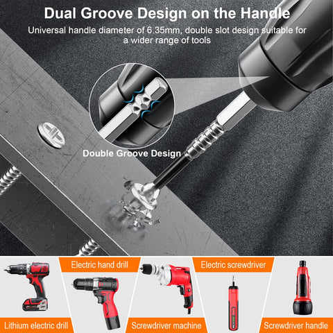HJKLIUT compatible with cordless drills and drivers for flexible use