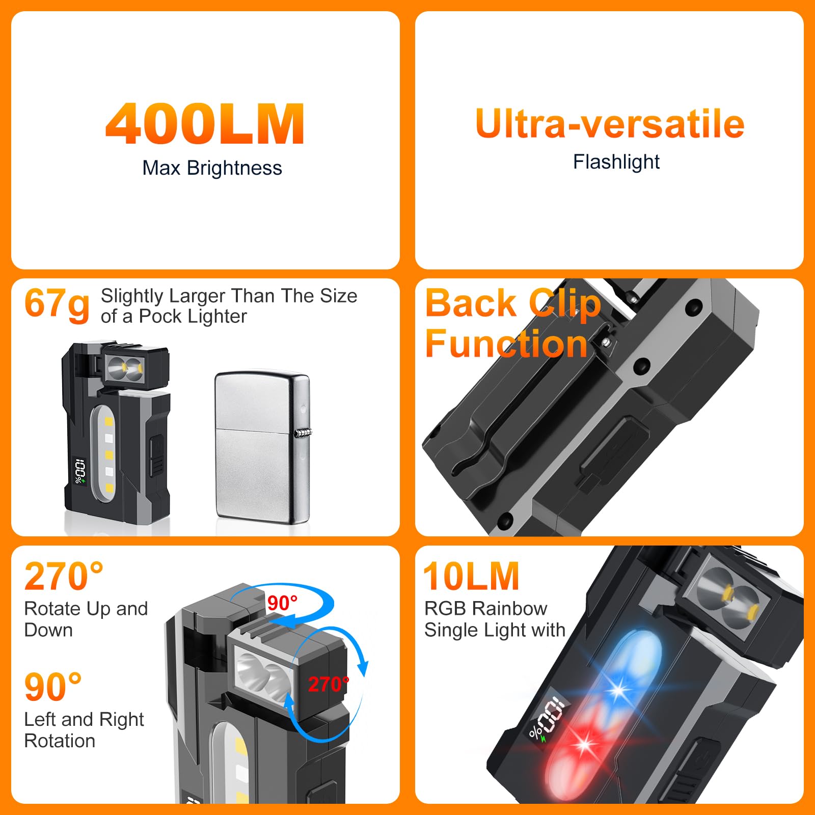 HJKLIUT G5 flashlight IP68 waterproof design in rugged conditions