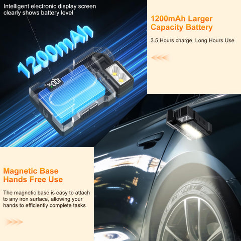 HJKLIUT G5 flashlight USB charging port for easy recharging