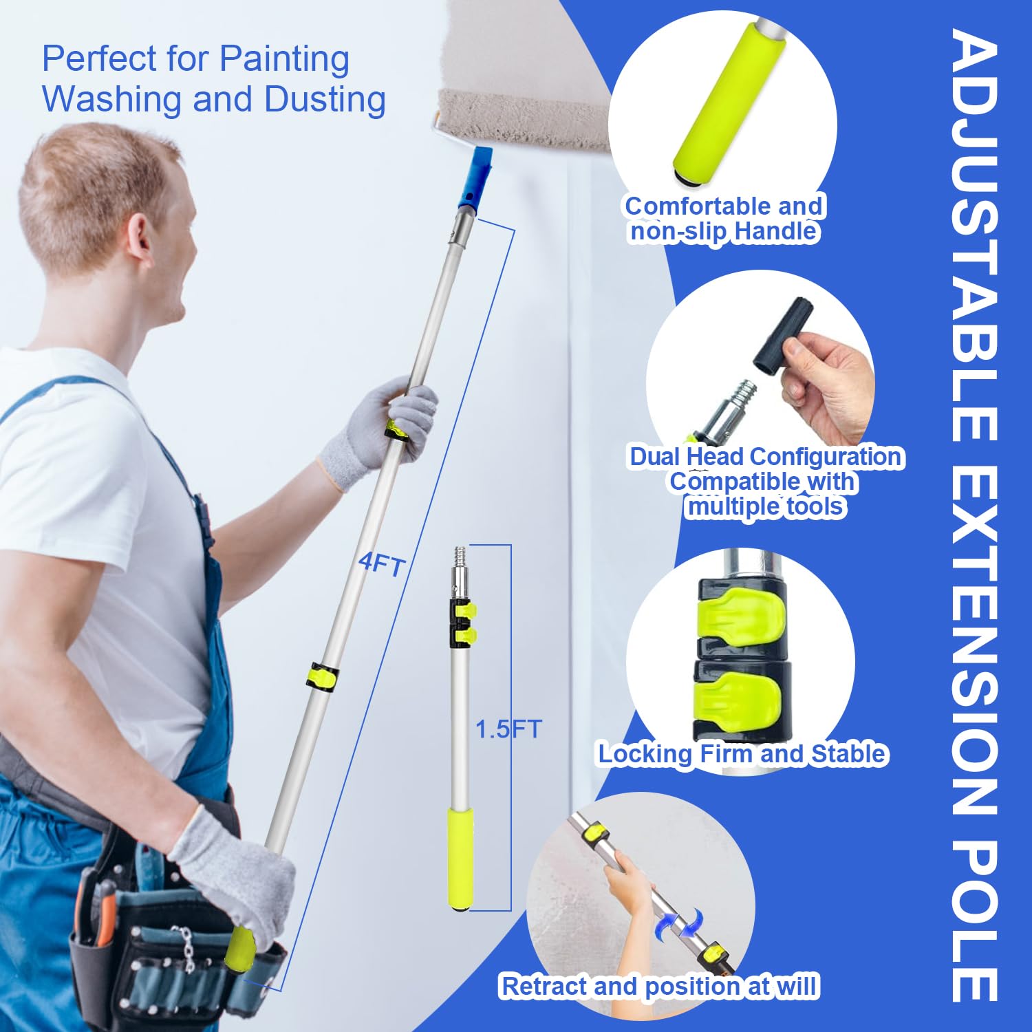 HJW angled brush helps cut in along walls for clean edges