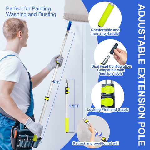 HJW angled brush helps cut in along walls for clean edges
