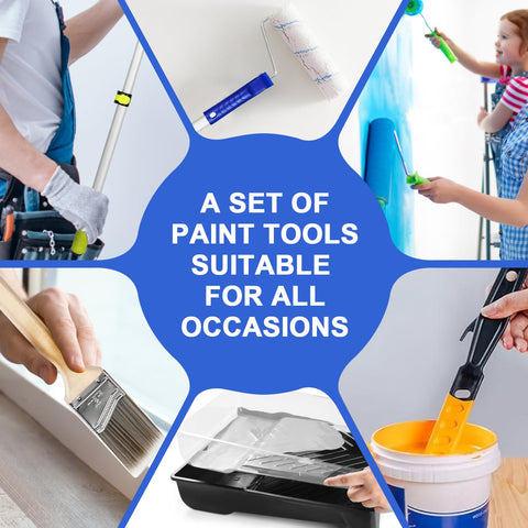 HJW kit compatible with latex and oil-based paints for versatility