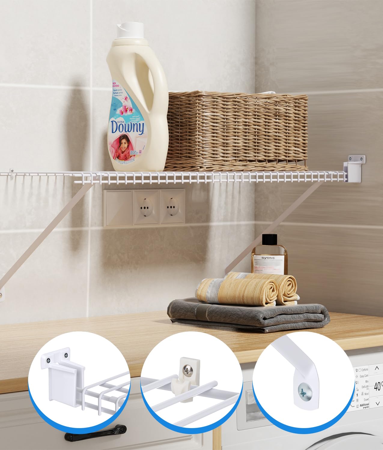 HK versatile storage solution boosts organization in home and small commercial spaces.