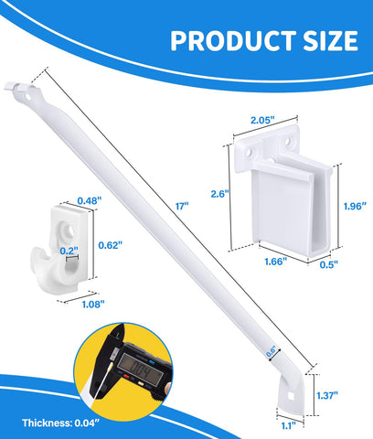 HK easy-install brackets enable tool-free setup and adjustments.