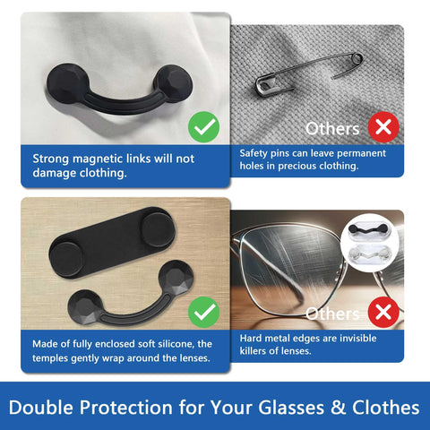 HKNR silicone eyeglass holder offers lightweight, durable protection for daily wear.
