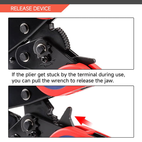 HKS crimping tool compatible with AWG 10-2 sleeves ferrule ends