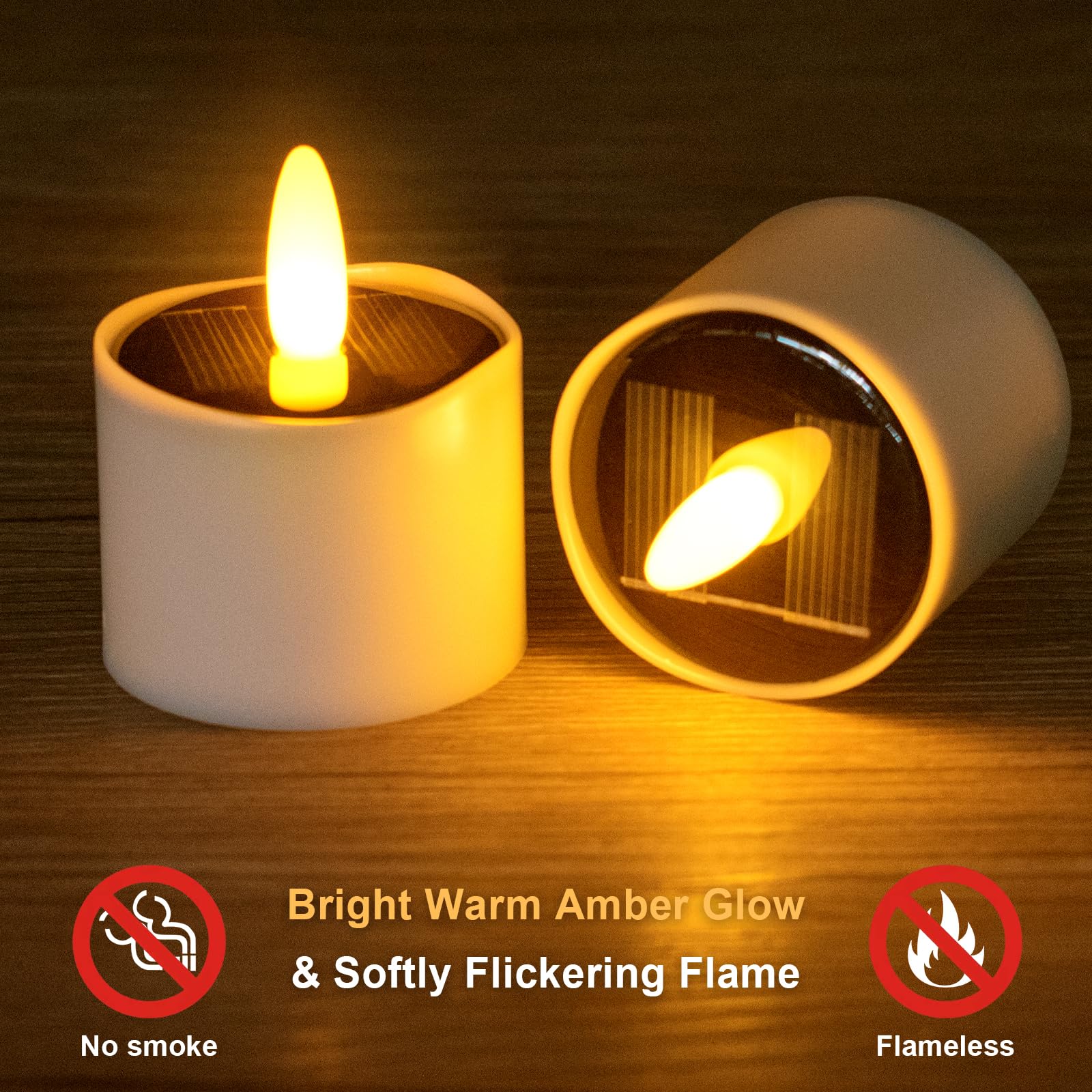 HL Solar Tea Lights ideal for lanterns and table decor.