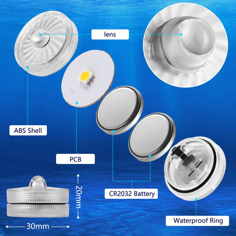HL Submersible LED Light IP68 waterproof design for aquatic setups