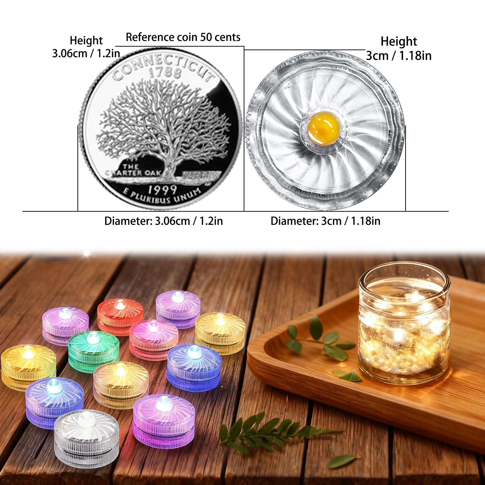HL Submersible RGB LED light enhances pool edge ambiance with color.
