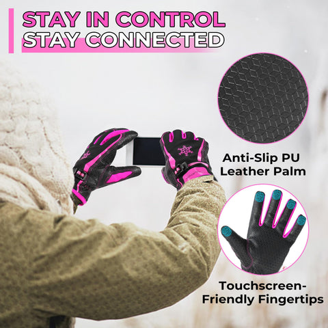 HLDD HANDLANDY water-repellent outer shell protects hands in snow