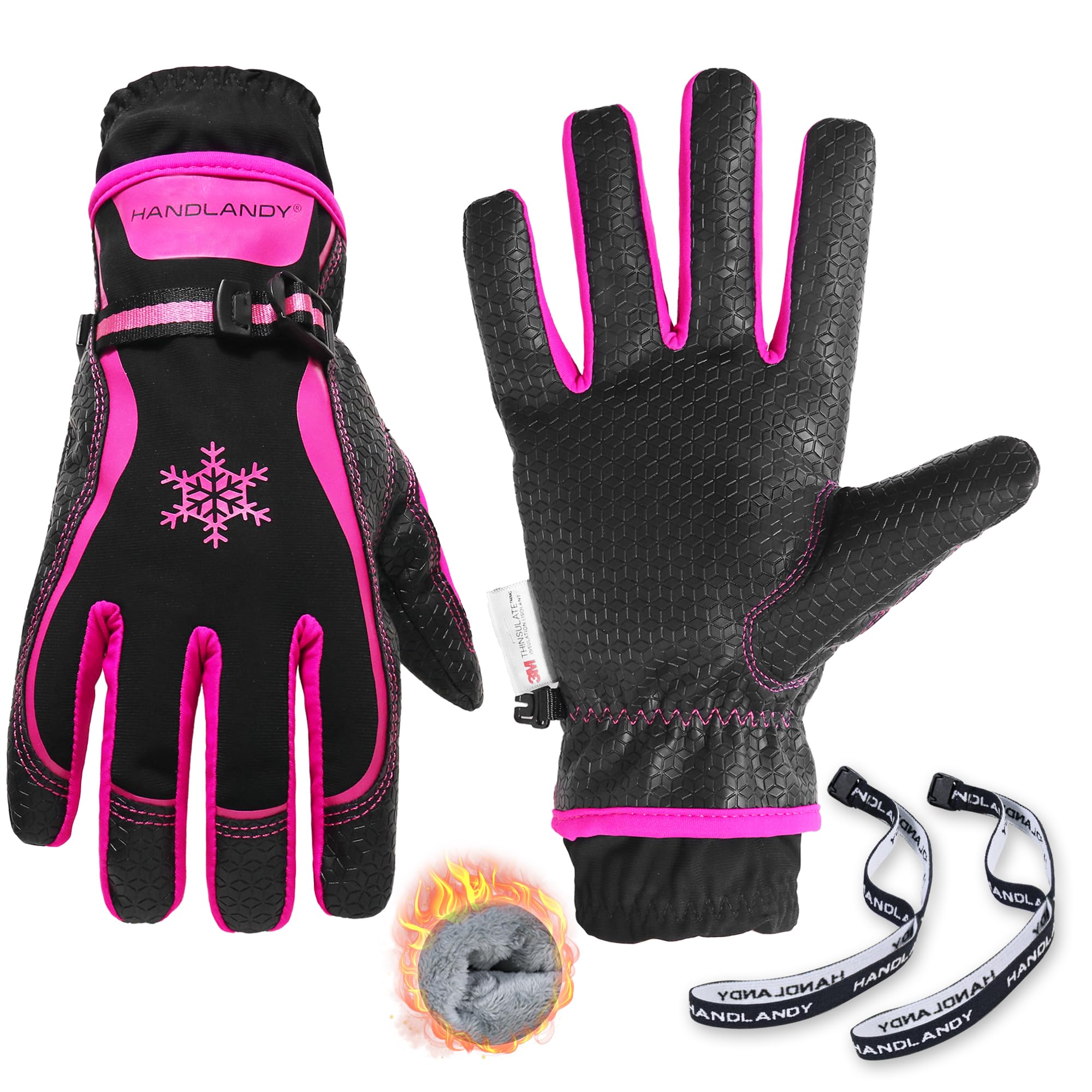 HLDD HANDLANDY winter gloves with strong palm grip for secure handling