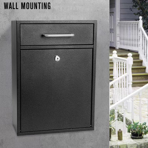 HLHgirl outdoor wall-mount mailbox suitable for home or business.