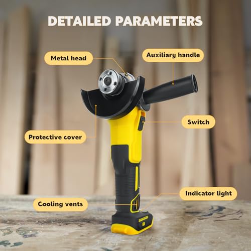 HLiePiHa grinder with four speed settings to tackle various tasks.