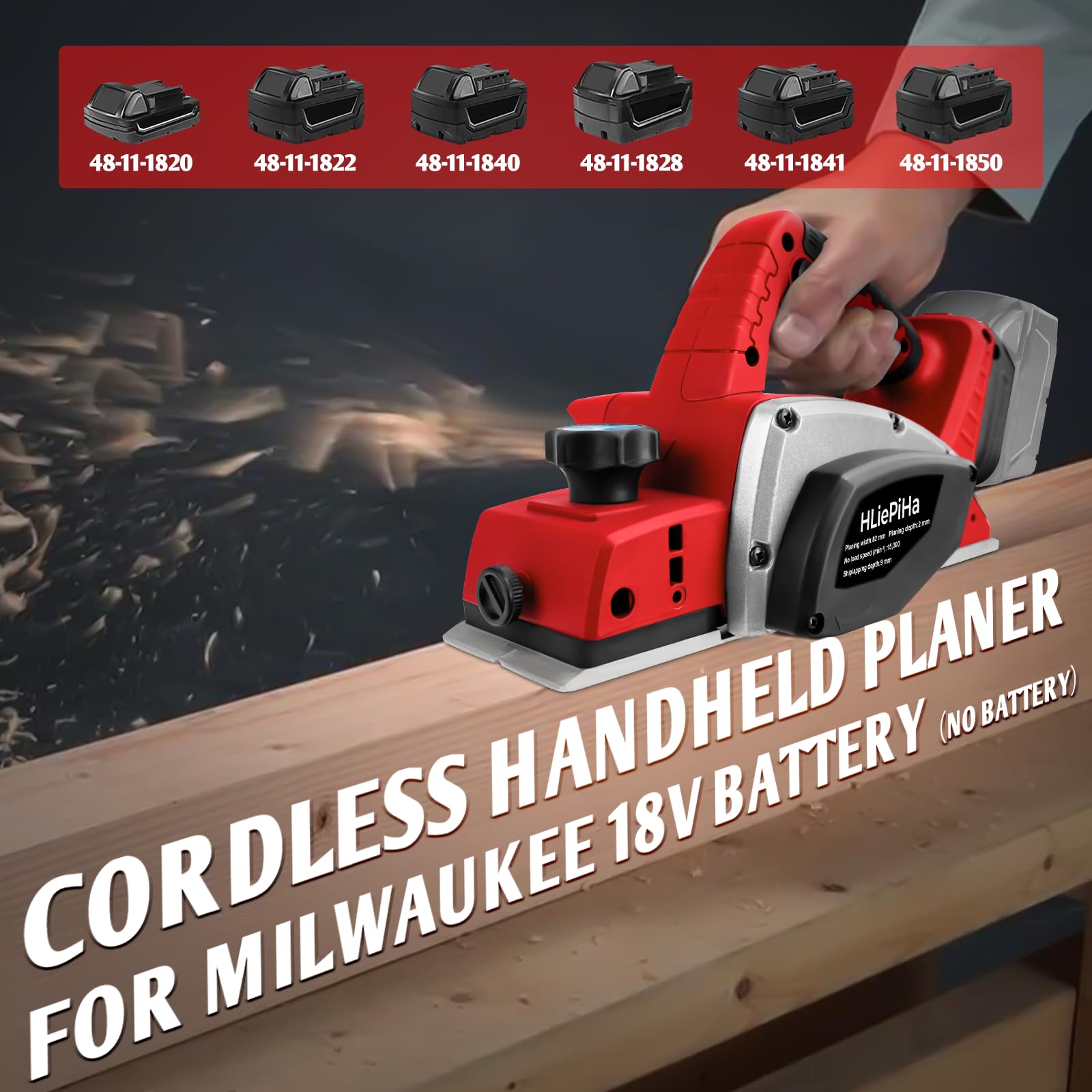HLiePiHa planer brushless motor detail for efficient cutting