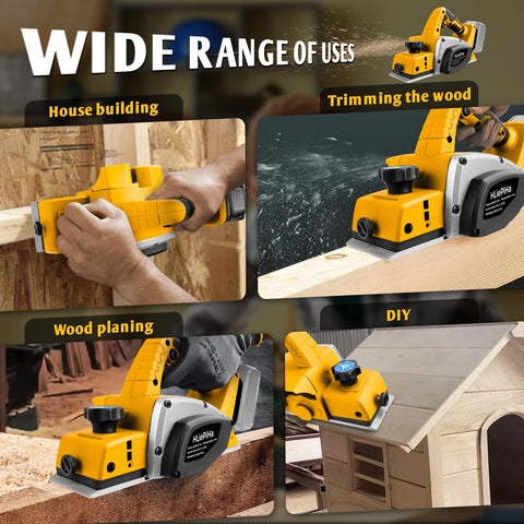 HLiePiHa planers compatibility with Dewalt 20V batteries expands the system