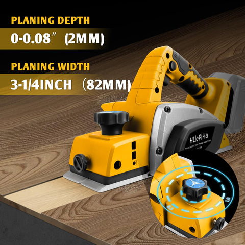HLiePiHa planer with V groove design guiding parallel cuts and clean edges