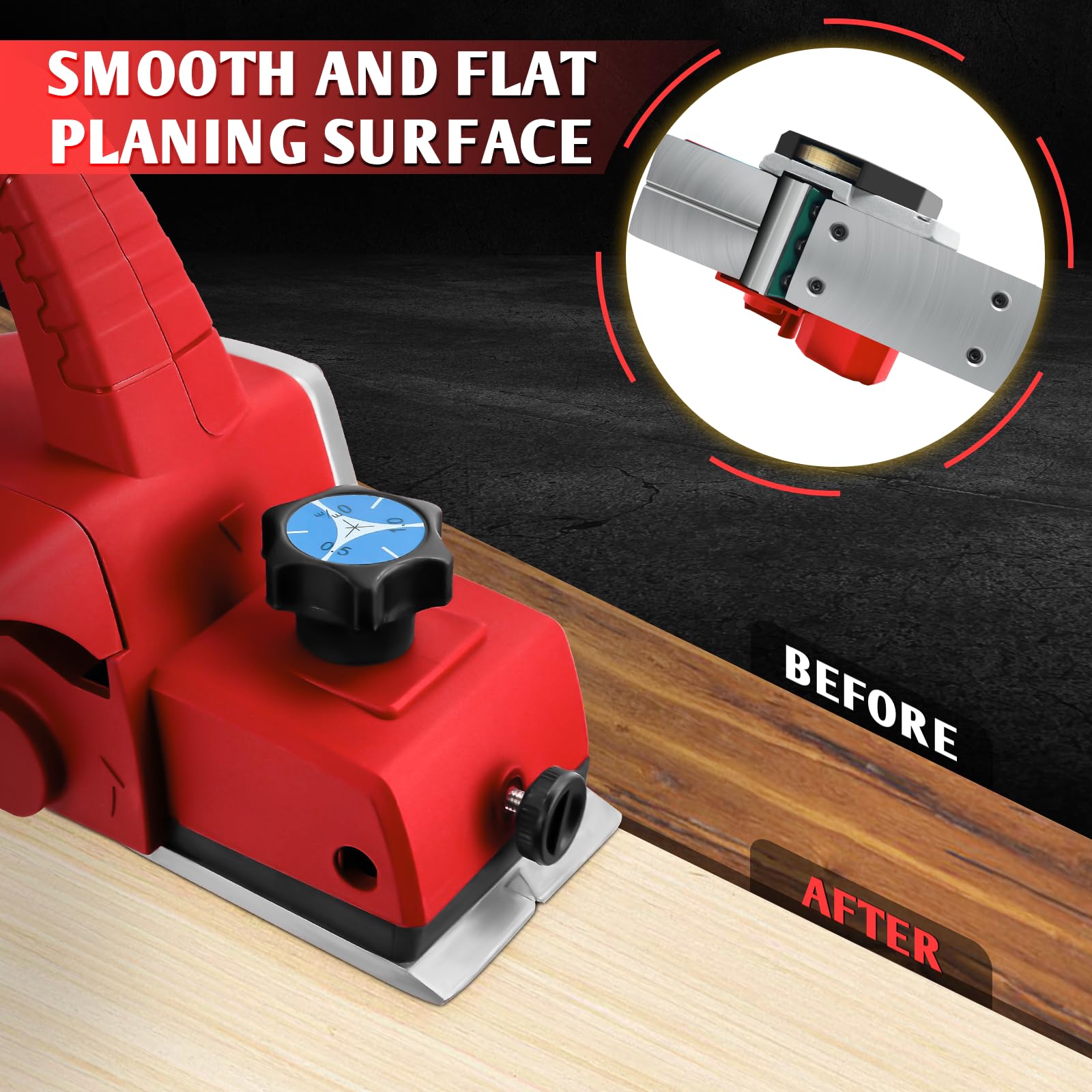 HLiePiHa V-groove edge design for parallel cuts