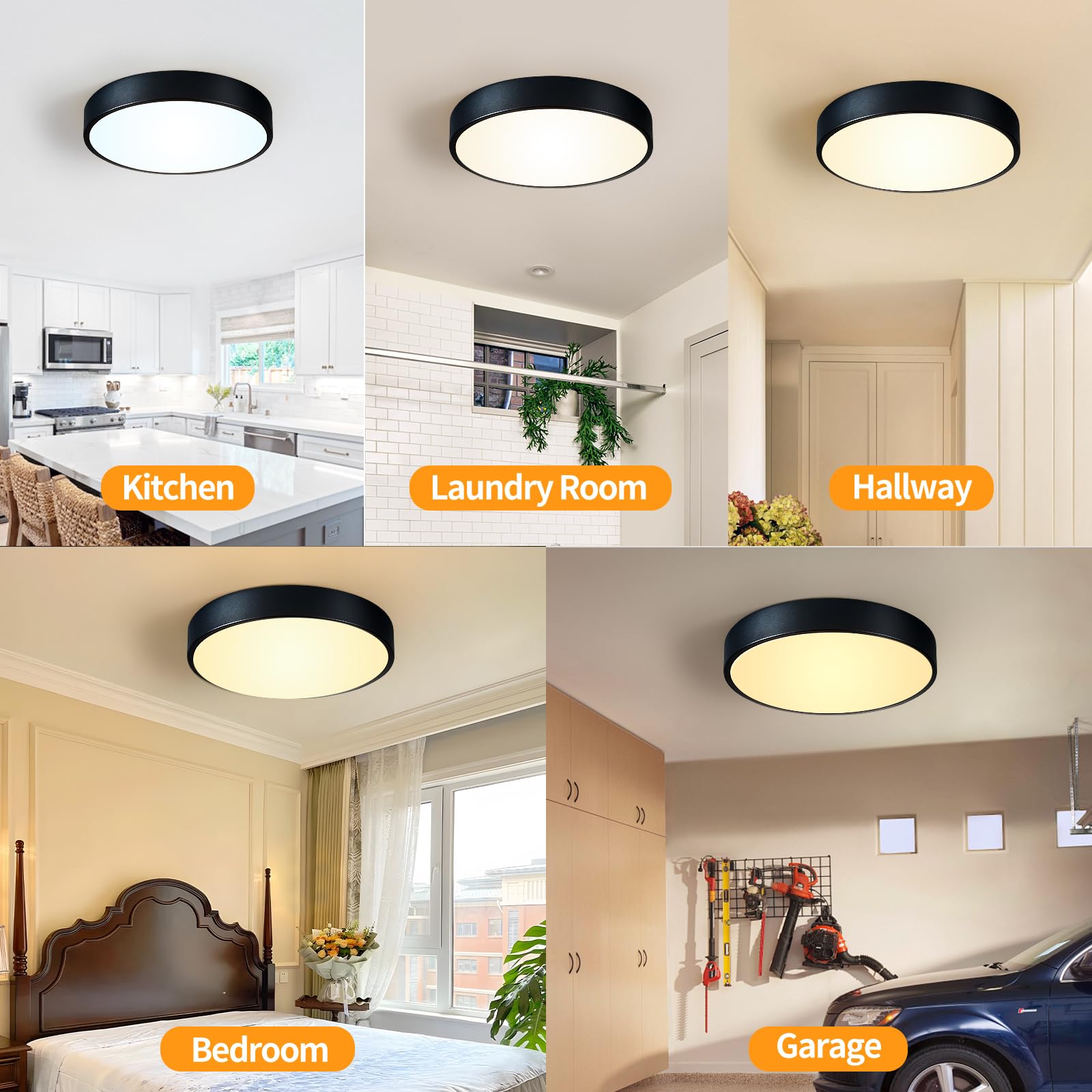 HLinghtnet dimmable ceiling fixture with Triac dimming for adjustable brightness