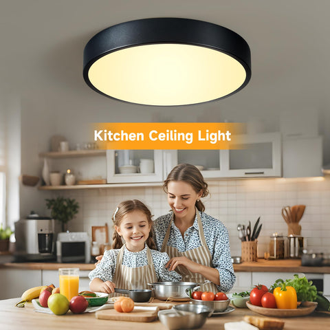HLinghtnet flush mount ideal for bedroom or entryway ceilings