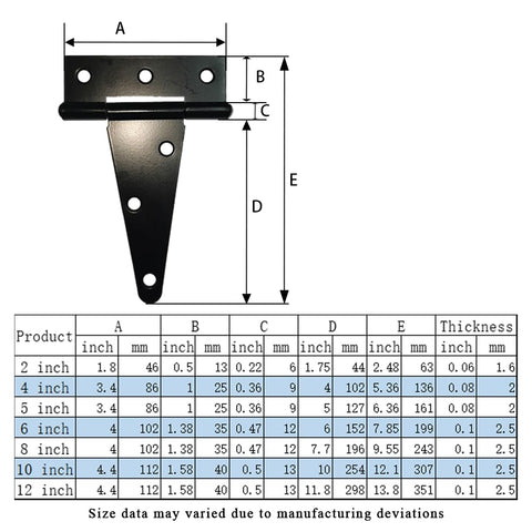 HLMOptimo rustproof hinge with silent bearings aids smooth door or gate operation.