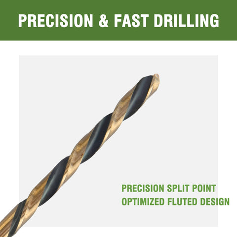 HLOFIZI 3-flat shank prevents slipping in the drill chuck.