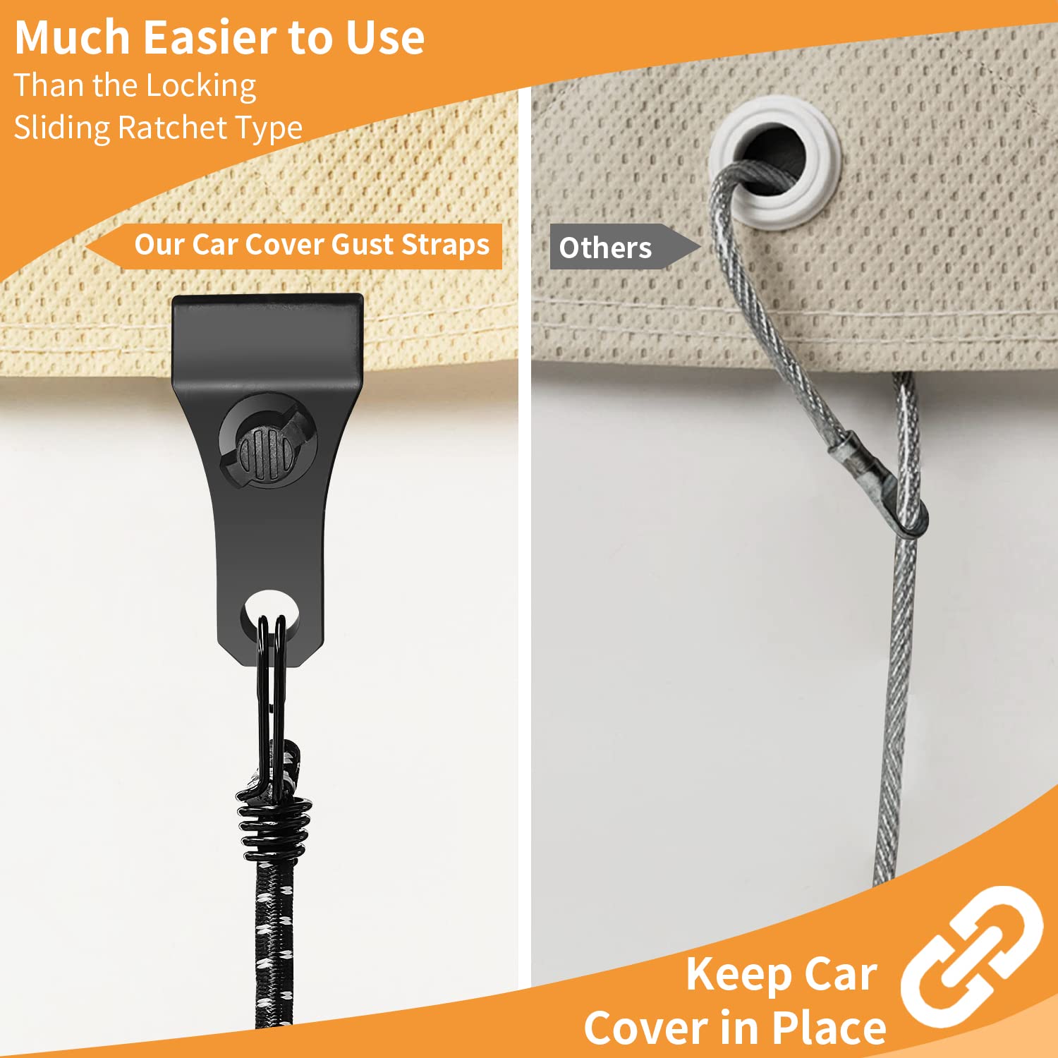 HLOGREE packaging includes clips and cords for complete protection