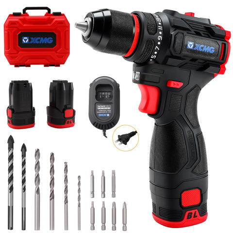 XCMG drill showing 55Nm torque capability on tough materials