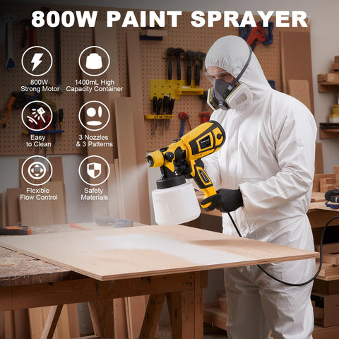 HMAZAE 1400mL container reduces refills during painting sessions