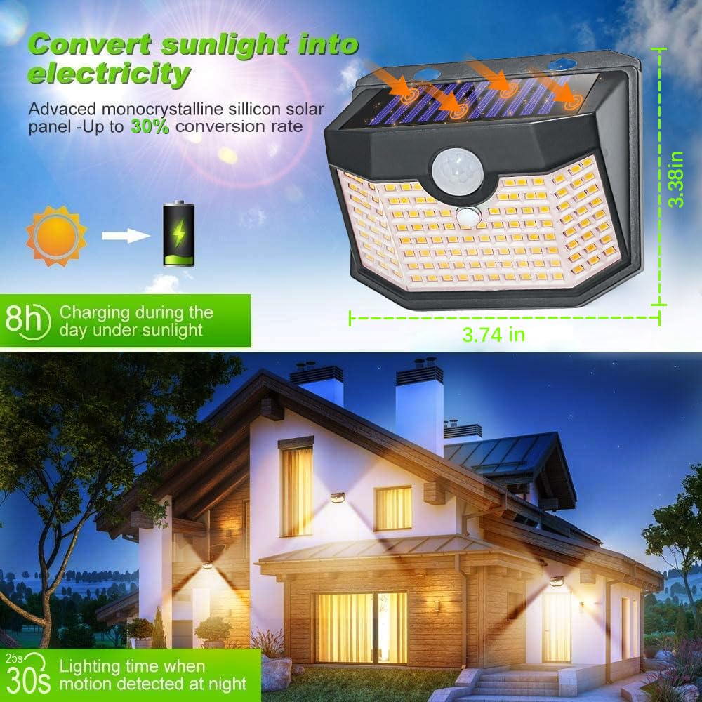 HMCITY IP65 waterproof design withstands rain for year-round outdoor use.