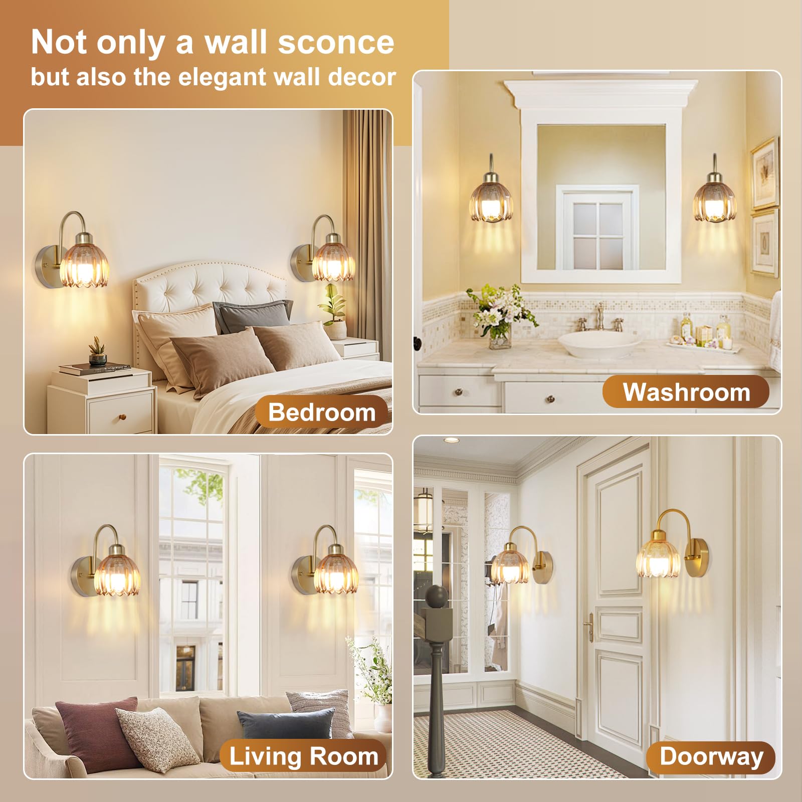 HMLUESR easy no-wiring installation fits apartments and rentals.