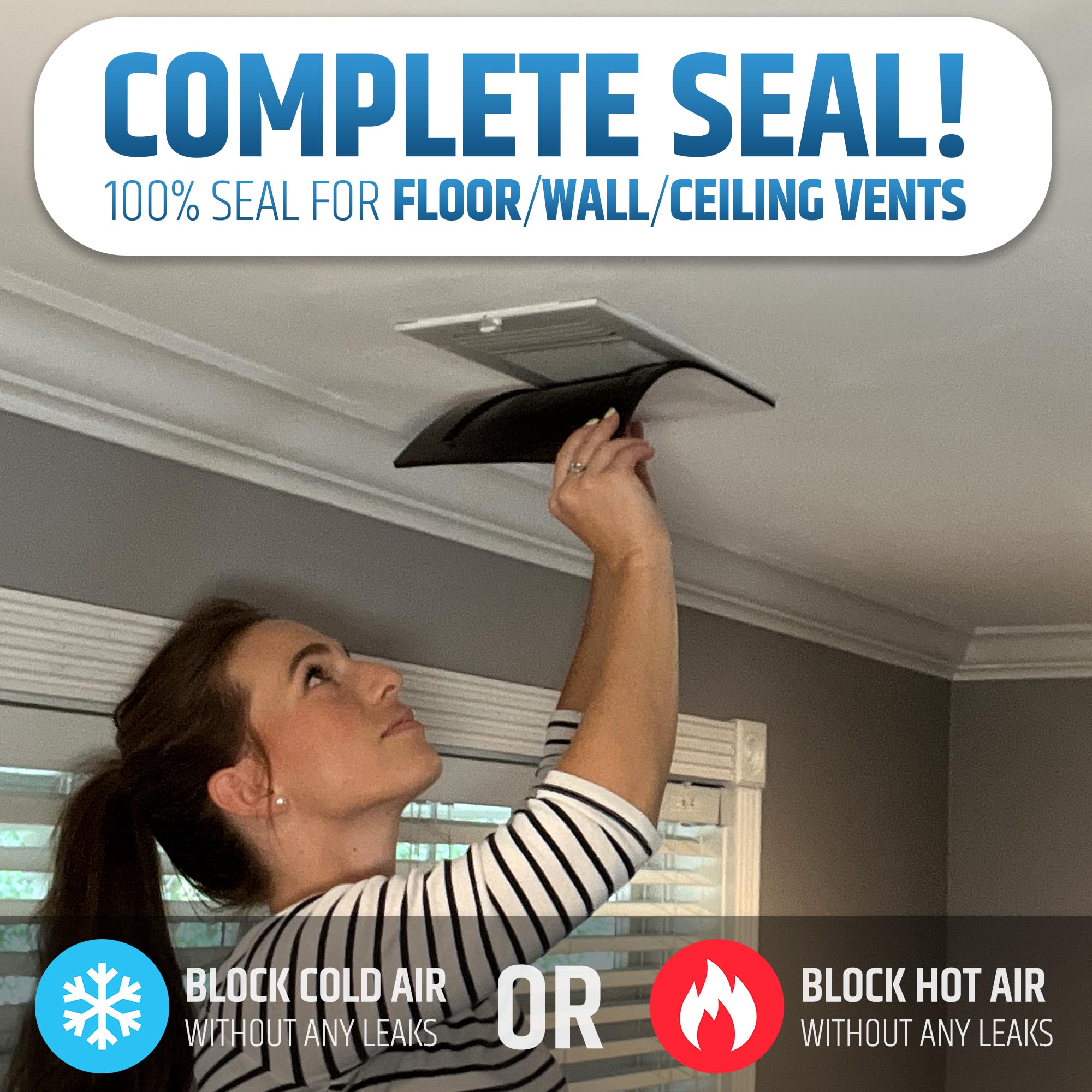 HMmagnets vent cover blocking drafts of cold and hot air for comfort