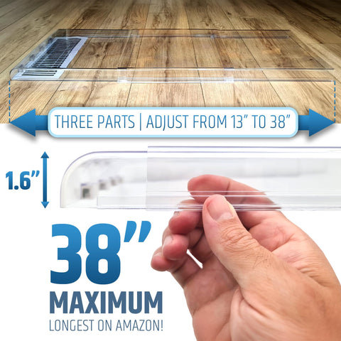 HMmagnets heat-resistant plastic withstands hot vent air without warping.
