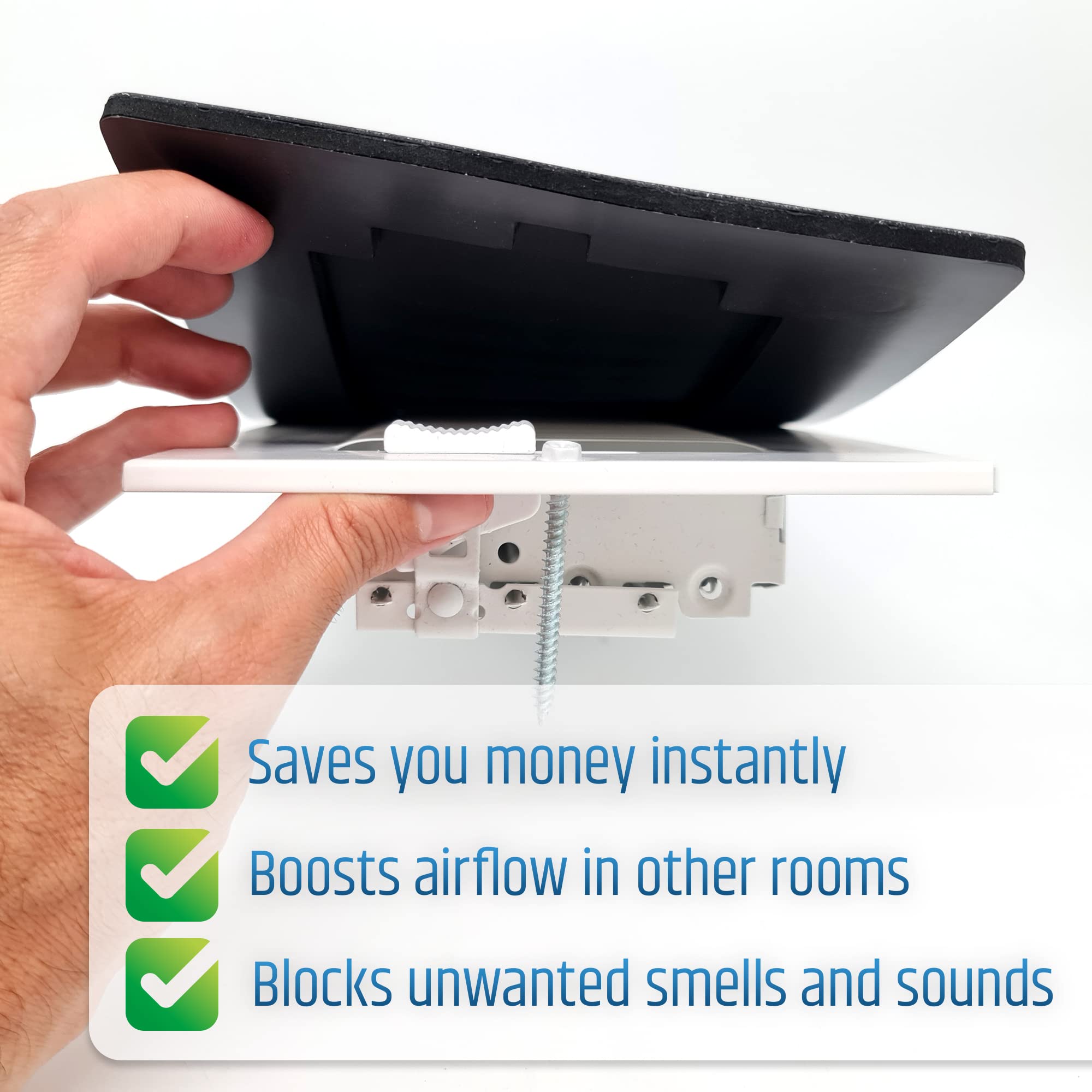 Packaging includes storage box and instructions for HMmagnets vent covers