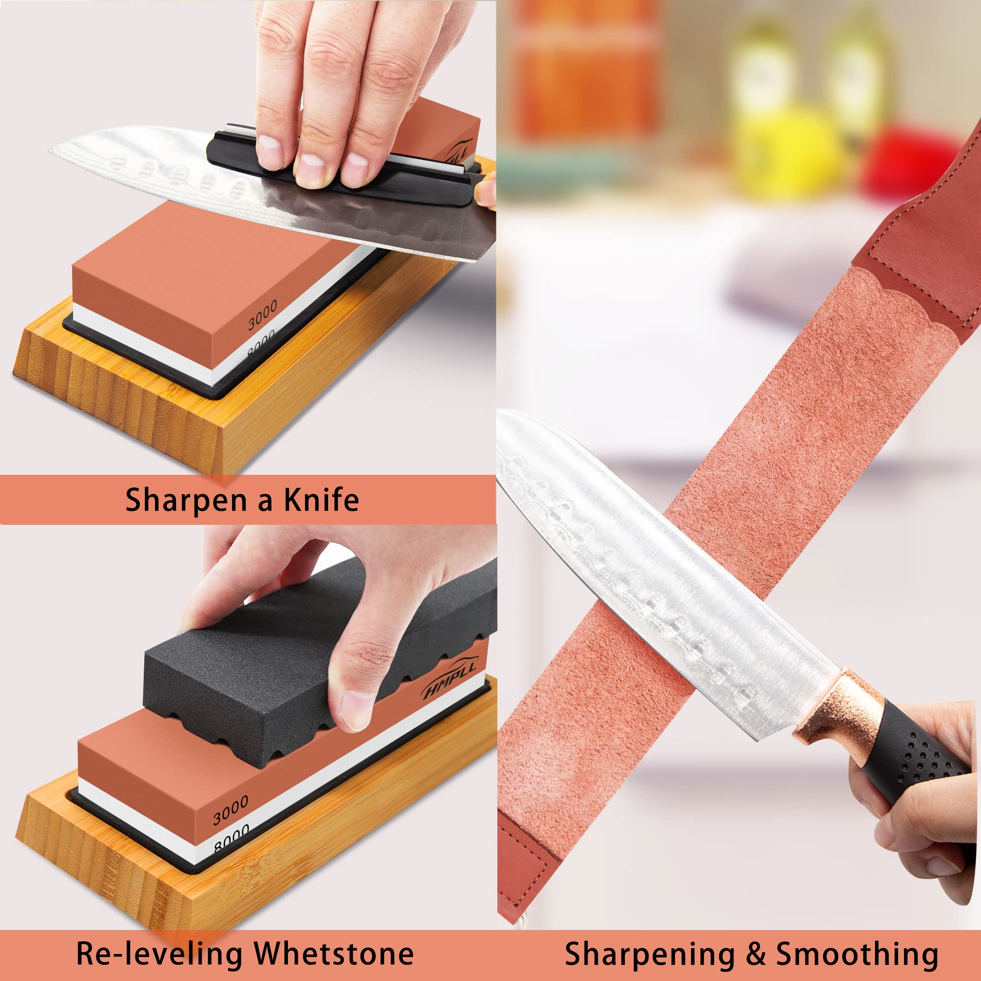 HMPLL angle guide enables precise sharpening angles