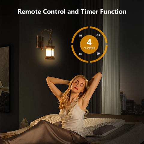 HMVPL bedroom wireless wall lamp creates a cord-free, relaxing glow