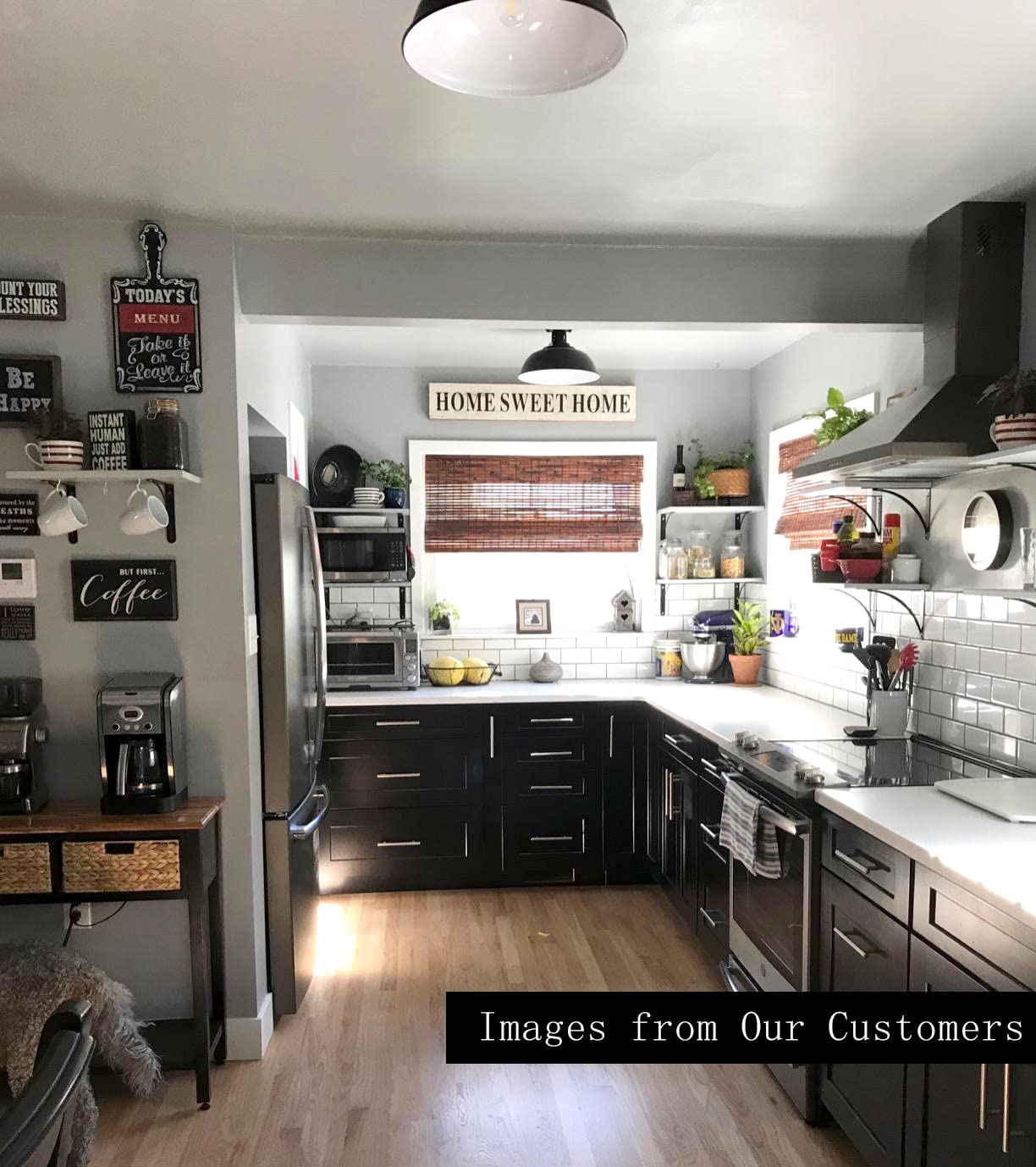 HMVPL dining room ceiling light pairs with farmhouse decor for soft, even illumination.