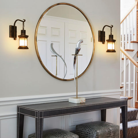 HMVPL entrance hall sconce battery-powered for safe navigation