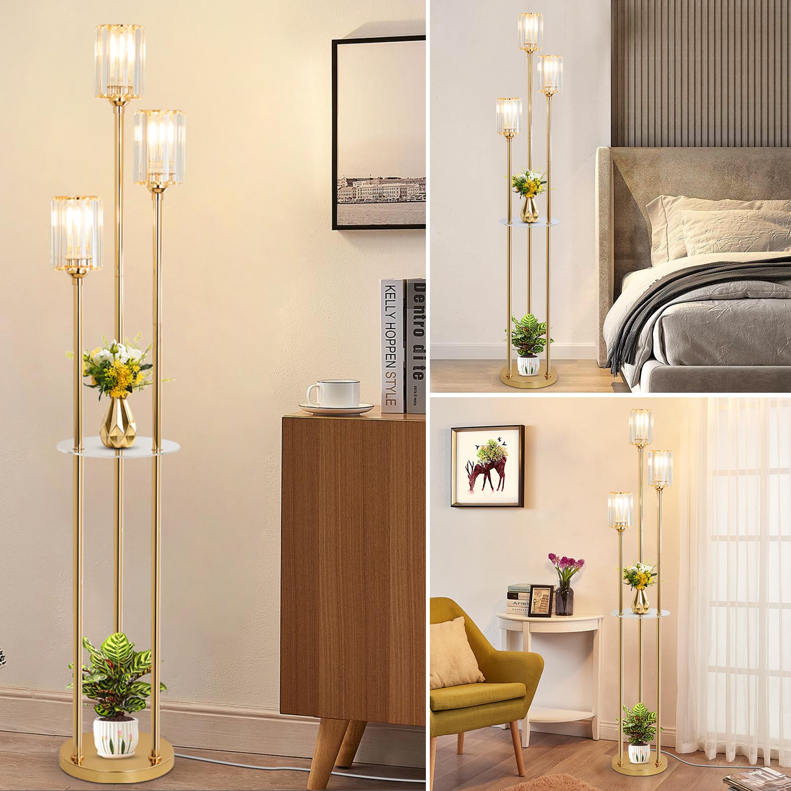 HMVPL three-socket design supports versatile bulb options.